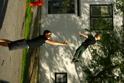 matthew and owen having fun