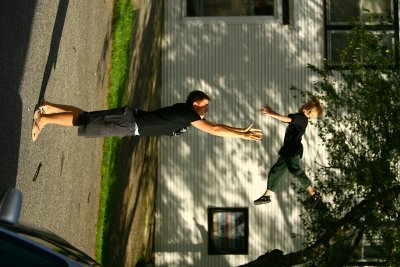 matthew and owen having fun