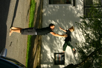 matthew and owen having fun