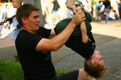 matthew and owen having fun