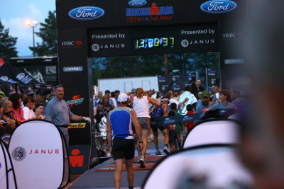 me finishing