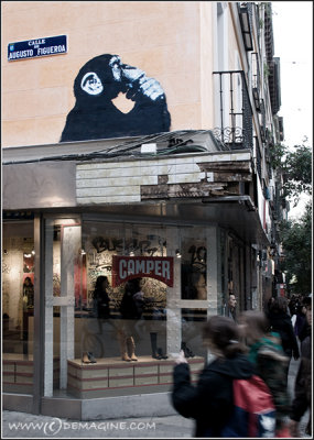 Hey look, Banksy was here!                                                   http://www.banksy.co.uk/