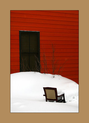 Snow Abstracts. Chair