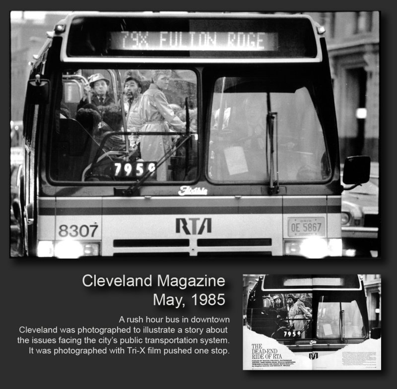 Cleveland magazine, two-page spread
