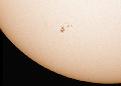 Sunspots, October 27, 2009