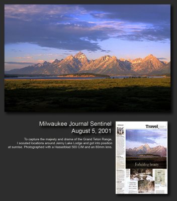 Grand Tetons landscape