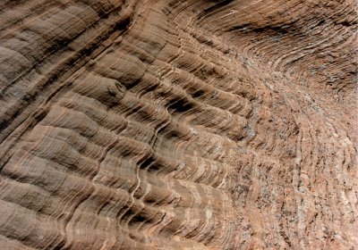 Cross bedded sandstone in Labyrinth Canyon