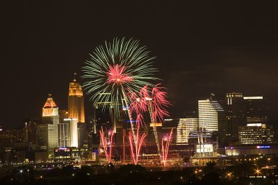 FIREWORKS AT GREAT AMERICAN BALLPARK