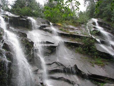 top of the waterfall