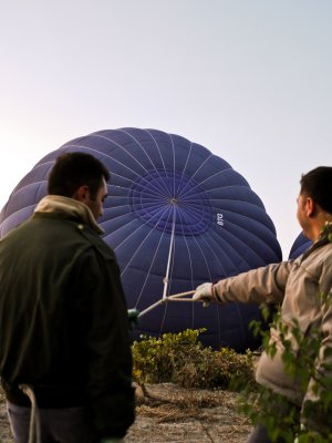 Hinchando el globo