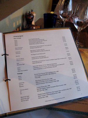 Wine List