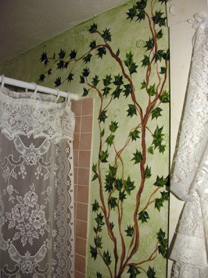 bathroom vines