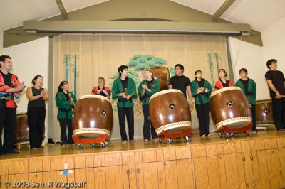 9 The end of a great performance of 2 Great Taiko Groups.