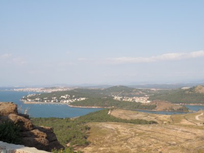 This a view from Devil's table. It is on the top of a highest Hill and it has a marvelous Ayvalik view.
