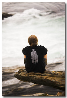 ....joined others watching less than stellar surf, then...