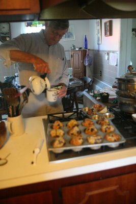 It's Jordan Marsh blueberry muffins for breakfast...yummmmmmmyyyyy!!!!