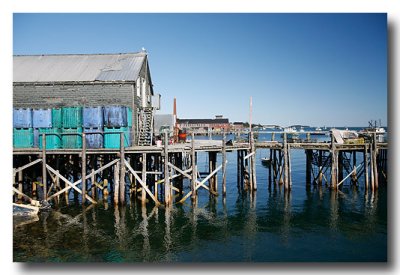 Waterfront Jonesport on a crystal, clear day is....