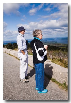 Jeanne and Ron enjoy the view!