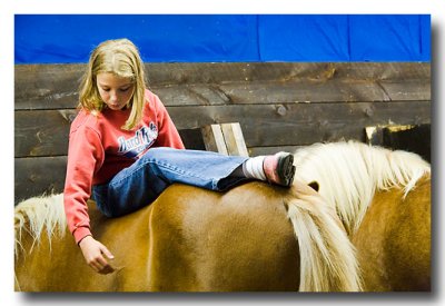 Little girls lounge around with their friends...