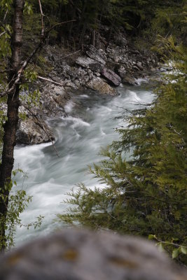 And McDonald Creek as it rushes by...