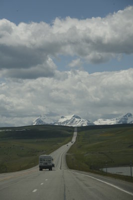 And here's the road ribbon through Blackfeet Country!