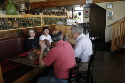 ....and Paul for lunch in...