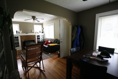 Ron and Jordans dining/livingroom.