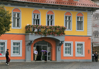 in center of  Sibiu