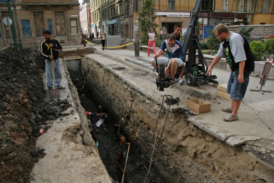 archeological excavation in Timisoara