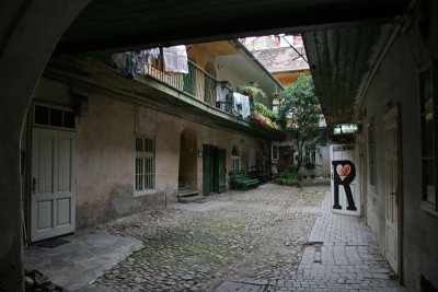 innercourt in Sibiu
