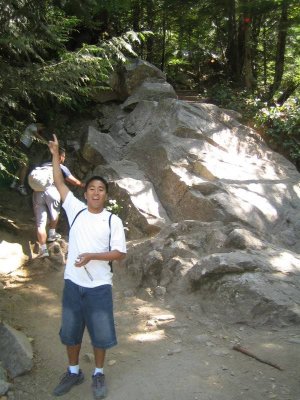 At the trailhead - need to start climbing already
