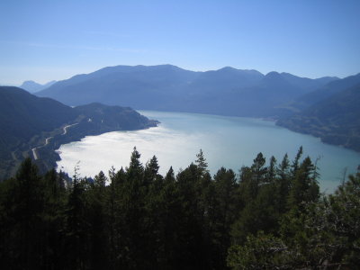 View from top  - looking south