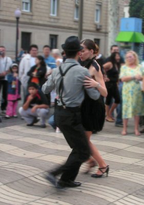 Street Tango in Barcelona