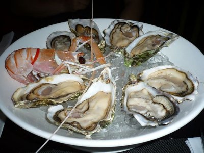 oyster platter - scampri, Namibia (south africa), Gigas