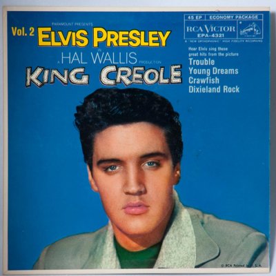 Elvis Presley, King Creole EP (black label)