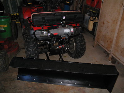 ATV Plow Setup