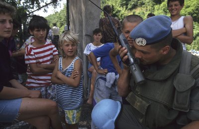 Foreign Legion with Croatian refugees