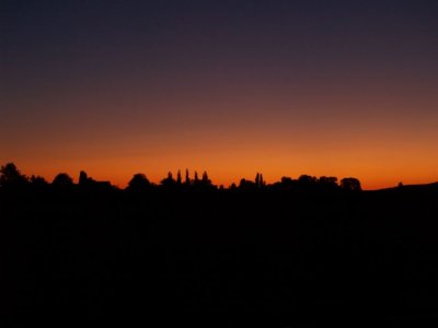 Sunset taken looking West a few mintues later