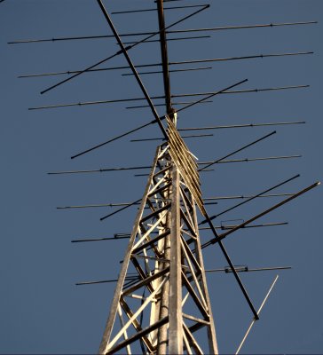 Aerial in Sunset