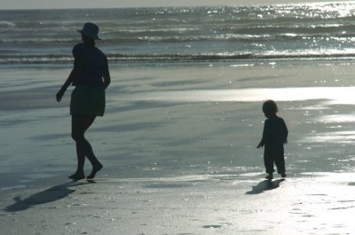 beach silhouette
