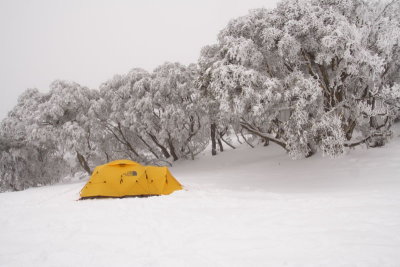 Mt Feathertop Snow Camping