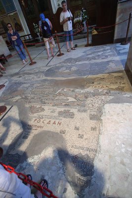 The ancient map in Madaba 1