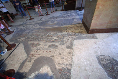 The ancient map in Madaba 2