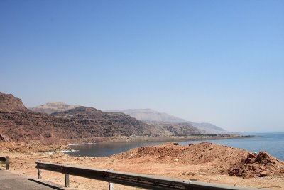 On the way along the dead sea