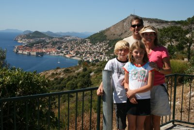 Barbie Lee Gasper and Family in Dubrovnik