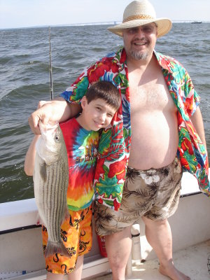 6/29/2008 - Andy with Braggin' size Striper