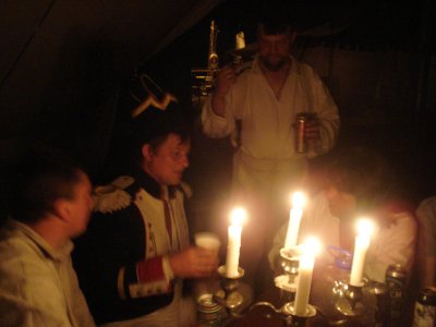 Oleg bjöd på hemmadestilerad whisky och rom