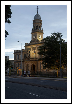 Town Hall at sunset