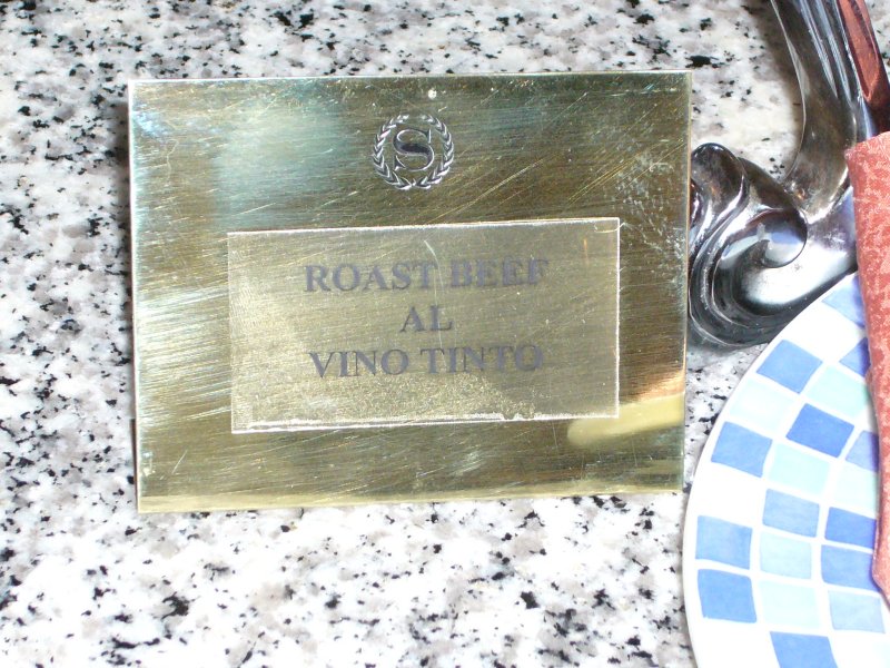 Beef with Vino Tinto