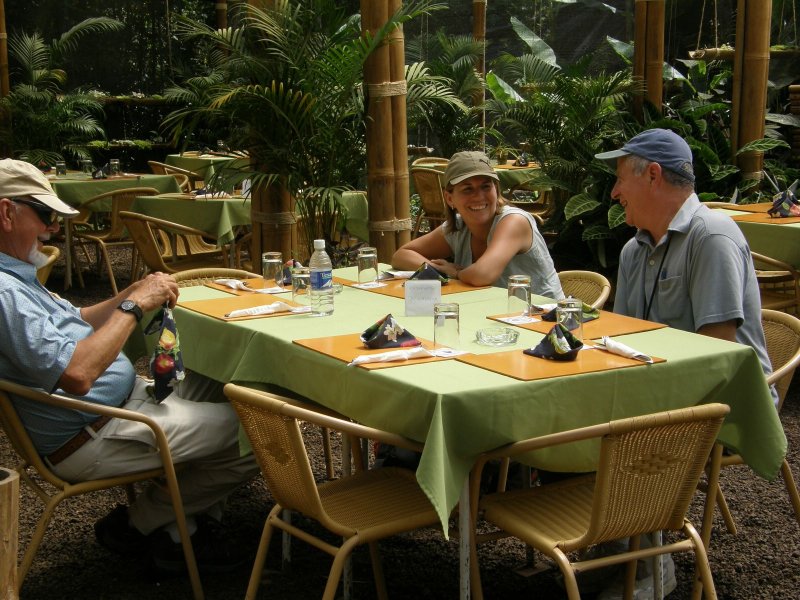 Lunch at butterfly place